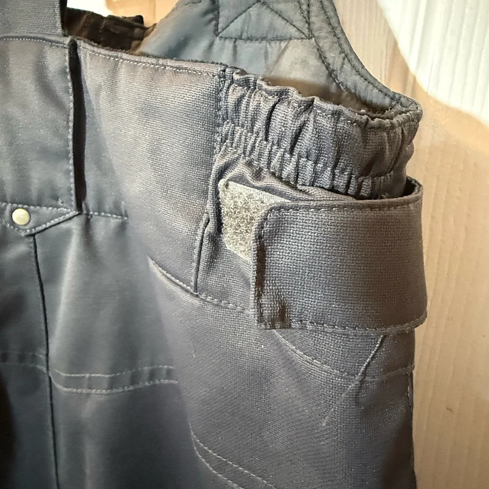 Obermeyer Kids Dark Grey Snow Pants Size 5 - Picture 7 of 11